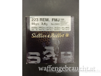 Sellier & Bellot .223 Rem. VM 3,6g/55grs ab € 0,59.- (ab 500 Stk.)