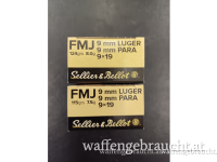 Sellier & Bellot 9mm Luger VM 7,5g/115grs  1000 Stk. € 249.- 