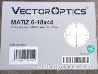 💥Zielfernrohr Matiz 6-18×44 25,5mm Tube NEU