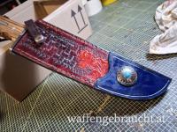 Bowie Messer mit Handgearbeiteter Messerscheide