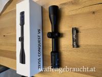 ZEISS Zielfernrohr Conquest V6 mit Schiene und ASV-H 2-12x50 M Ballistikturm und Blaser Sattelmontage  