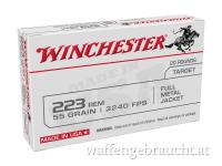 Winchester .223 Rem. 55gr. FMJ Patronen 20 Schuss