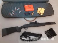 Bockflinte 12/76 Akkar Churchill 206 Defense, automatischer Ejektor, 3 Picatinny Schienen