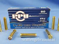 ABVERKAUF! PPU 7,62 Nagant 92gr FPJ 50St.
