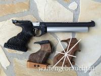 Steyr Pressluft LP Matchpistole / Service + Zubehör / 2 Griffe / Koffer