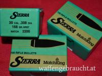 Geschoße Sierra Match King #2200  cal. .30 / .308 HPBT 168 grs 300 Stk.