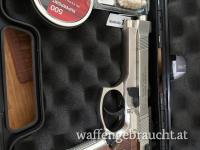 Umarex Beretta MOD. 92 FS – Nickel & Holz (NKL-WD) – Kal. 4,5mm CO2 – Wie neu & kaum geschossen!