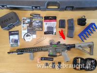 Schmeisser AR15 M4FL OD Green Cerakote – ca.250 Schuss – Magpul Anbauteile – mit Zubehör 