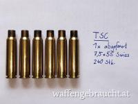 240 Hülsen 7,5x55 Swiss / 1x abgefeuert