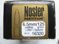 Nosler Partition 125grs. 6.5mm (264)