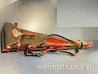 Zweier Flintenfutteral, Pärchen, Leinen/Leder Ray-Pavon