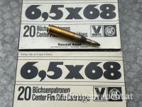 40 Stk. Originale 6,5x68 RWS 6g. VM