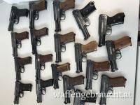 Riesen Sammlung verschiedener Mauser 1910 , 1910/14 , 1910/34 , 1914 , 1914/34 , 1934