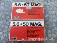 36 Stk. 5,6x50 Mag. DWM 50 grs. Soft Point