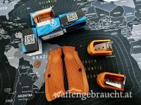 Armanov Griffschalen 6Stk. +2 Böden + Magazinauslöseknopf für CZ Shadow 2