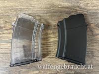 SONDERAKTION! 10-Schuss Magazin transparent oder schwarz Kal. 7,62x39(AK47) oder .223Rem(AR15)