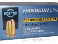 ABVERKAUF! PPU 7,65 Parabellum 93gr. FMJ 50St.