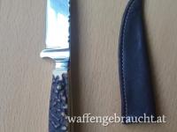 Jagdmesser mit Hirschhorngriff