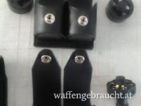 3 Speedloader Kal.44 mit 2 Doppelledertaschen (Neuware)
