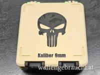 Taktische Munitionsbox Camouflage 9mm – Mit Glow-in-the-Dark Akzent & Stapelsystem