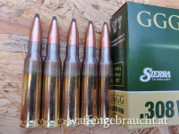 .308 Win 165gr oder 180gr SBT Sierra GameKing GGG Jagdkugelpatronen - auf Lager !! 