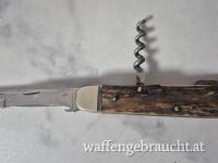 G. Gräfrath Solingen Jagdtaschenmesser – Hirschhorn – Vintage