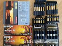 300 WSM Munition - ca. 120 Patronen aus Winchester Super X, Federal 300 Win Fusion Short Mag, Norma Oryx