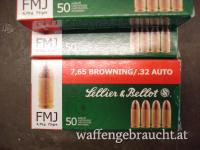 190 Stück S&B 7,65mm/ 32 Auto 