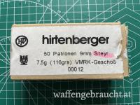 Hirtenberger 9mm Steyr 34 Stück