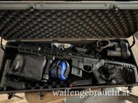 Wiltec Waffenkoffer verschließbar, Gewehrkoffer aus Aluminium, Pistolenkoffer mit Klappverschlüssen und Schlüssel 84x34x11,5 cm
