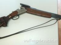 Kombinierte BBF BRNO (Blaser-Nachbau), Kaliber 12/70 und .30-06, Einschloß-Handspanner, siehe Beschreibung