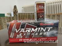 Hornady Express Varmint V-Max im Kaliber .22WinMag mit 1,94g/30gr