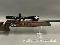 Anschütz Mod. 1907 Kal: 22 l.r LL60cm. Leupold Vari-X 6,5-20x. 