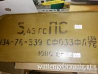 5,45x39mm Surplus in der verschweissten 1080 Stück Box