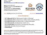 KLE•SCH - CUP - ISF - Schnellfeuerbewerb | So. 13.09.2026 ,,,, NUR NOCH WENIGE PLÄTZE FREI!!!!!!!!
