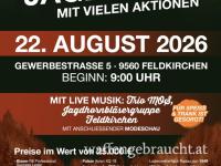 **RAUTERS JÄGERFEST** Hausmesse am 22. August mit vielen Aktionen 