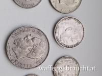 Original 2 und 5 Reichsmark Silber WKII, Half Kennedy Dollar 1967 