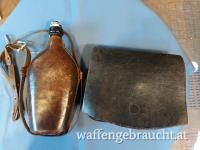 Munitionstasche und Feldflasche um 1860
