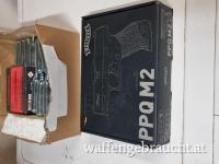 Walther PPQ M2 .177 4.5mm Co2 Blowback mit original Laser mit Zubehör