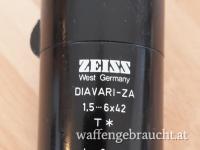 Zielfernrohr Zeiss Diavari ZA 1,5-6x42 T* inkl. kompletter Suhler Einhakmontage