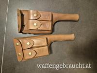 Mauser C96 Broomhandle Schnellfeuer M712 Holster Leder Repro