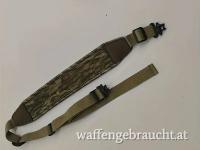 2-Punkt Schulterriemen mit Schwenkeln für Gewehre und Armbrust; strapazierfähiger und bequemer Schultergurt, bis 140cm