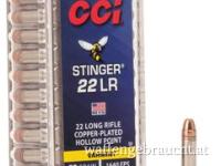 CCI .22 lr. Stinger HP HV - auf Lager !! 