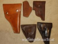 Pistolentaschen 5 Stk Konvolut 1 