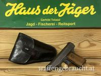 Pistole Deutsche Werke Erfurt 6,35Browning inkl. Holster