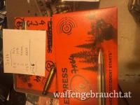 1 y abgefeuerte Hülsen im Kaliber 7 × 64, geco, rws, 