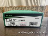 RCBS F L DIE Matrizenset mit Nummer 11401 für das Kaliber .243 Winchester