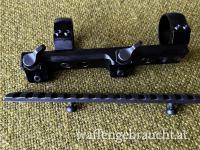 Blaser Sattelmontage MAK mit 30mm Ringe und Picatinny Schiene