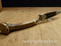 Nicker/Knicker/ Ehren Hirschfänger/Knicker - Hirschgravur/Auerhahn Griffeinlage