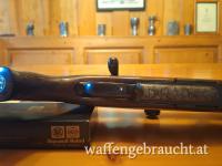 Steyr Mannlicher Luxus mit Drückjagdmagazin, graviertes Normalmagazin